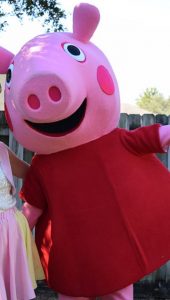 Philadelphia Pink Pig Character