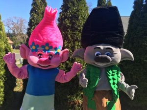 Troll Birthday Party Characters